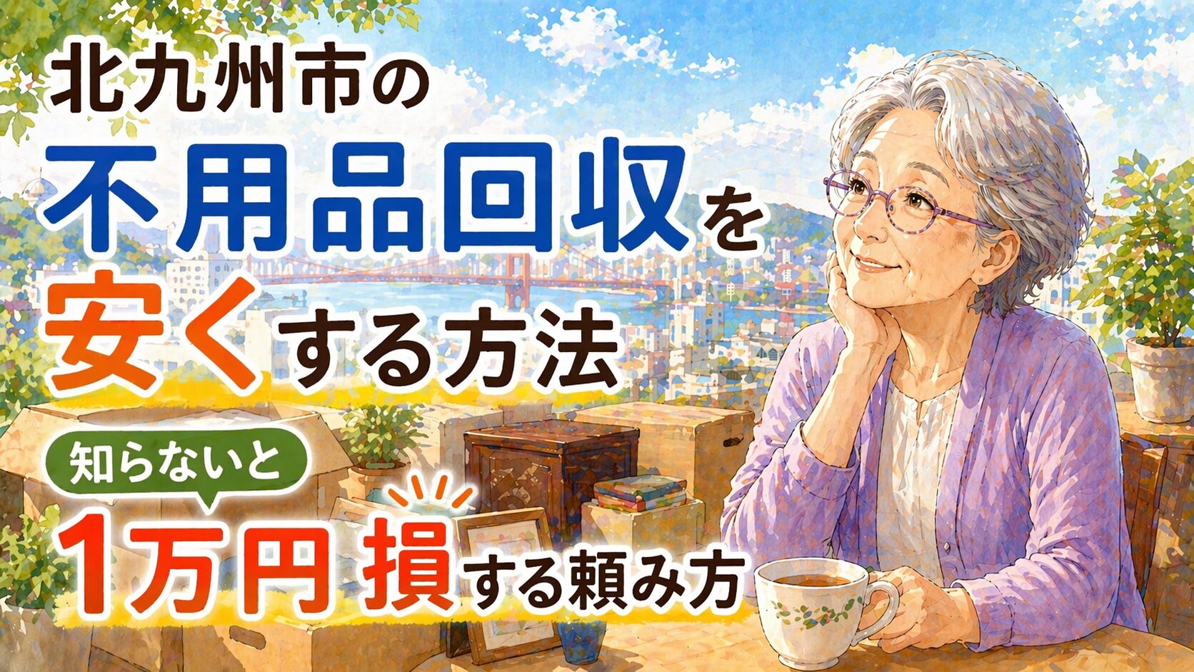 北九州市の不用品回収を安くする方法｜知らないと1万円損する頼み方