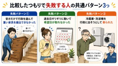 比較したつもりで失敗する人の共通パターン3つ
