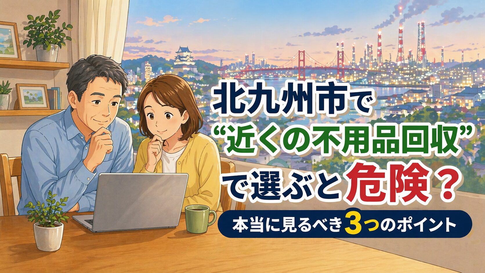 北九州市で『近くの不用品回収』で選ぶと危険？本当に見るべき3つのポイント
