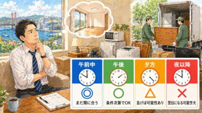 今日中に処分する3ルート｜今が何時かで動き方が変わる