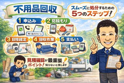 ソファ回収の申込からお支払いまで