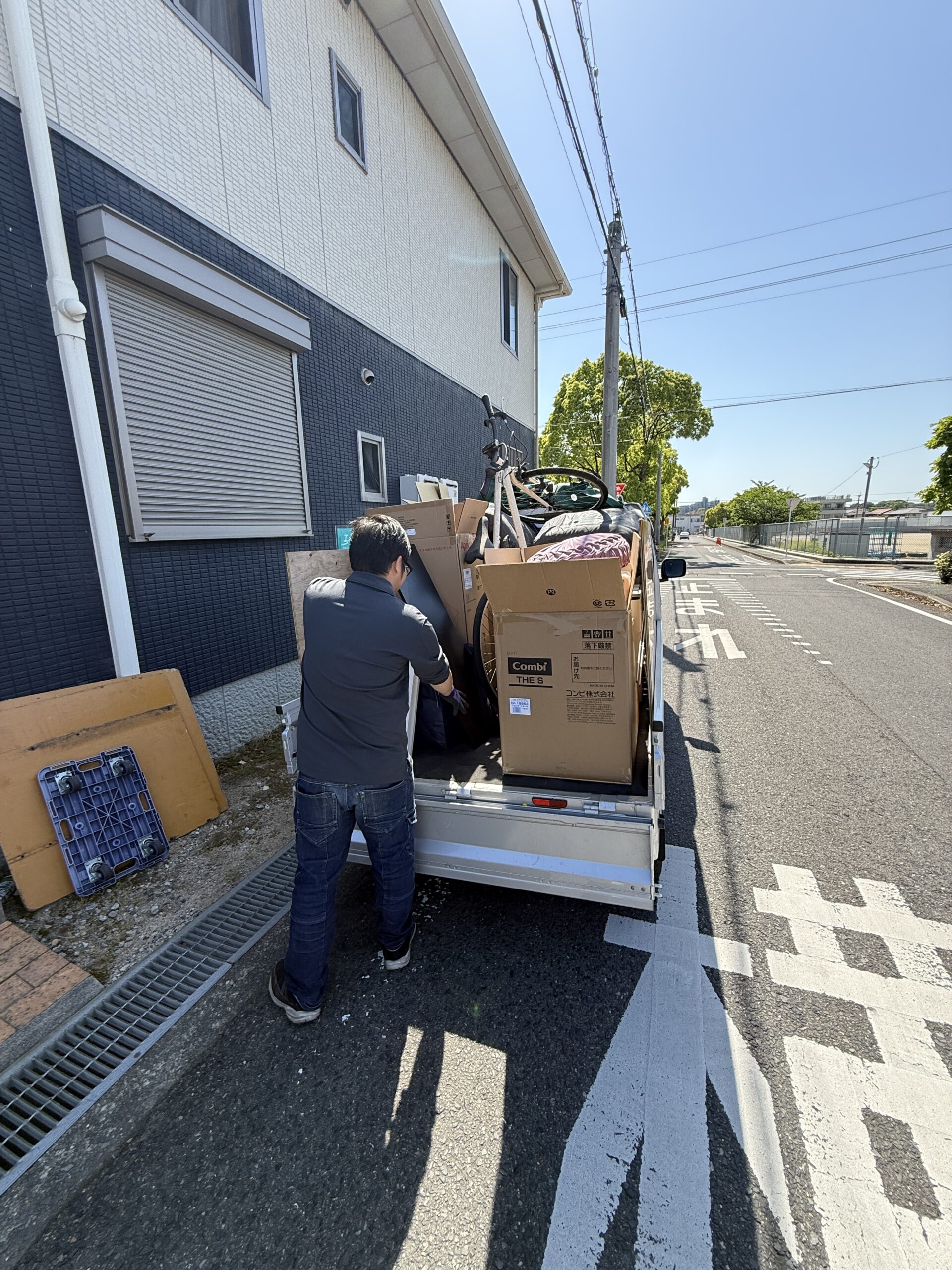 八幡西区アパート2階からの不用品回収事例