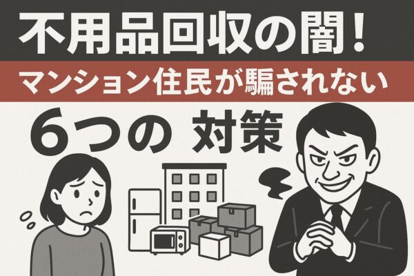 不用品回収の闇