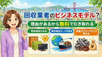 不用品も理由があるから無料回収できる