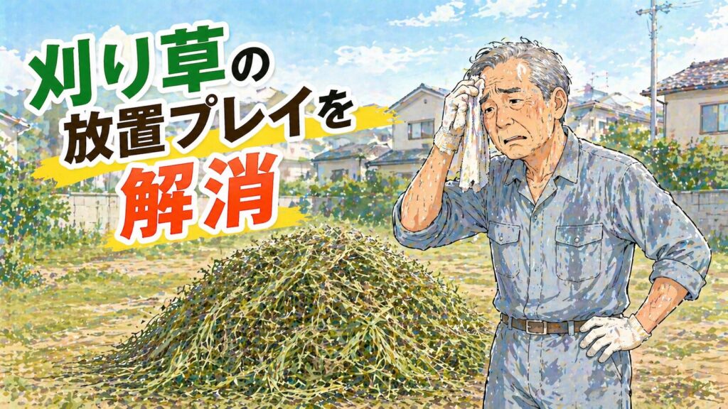 刈り草の放置プレイを解消