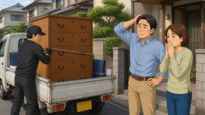 北九州市でタンス処分を悪質業者に依頼してしまった夫婦