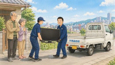 北九州市でテレビの不用品回収をするアシスト北九