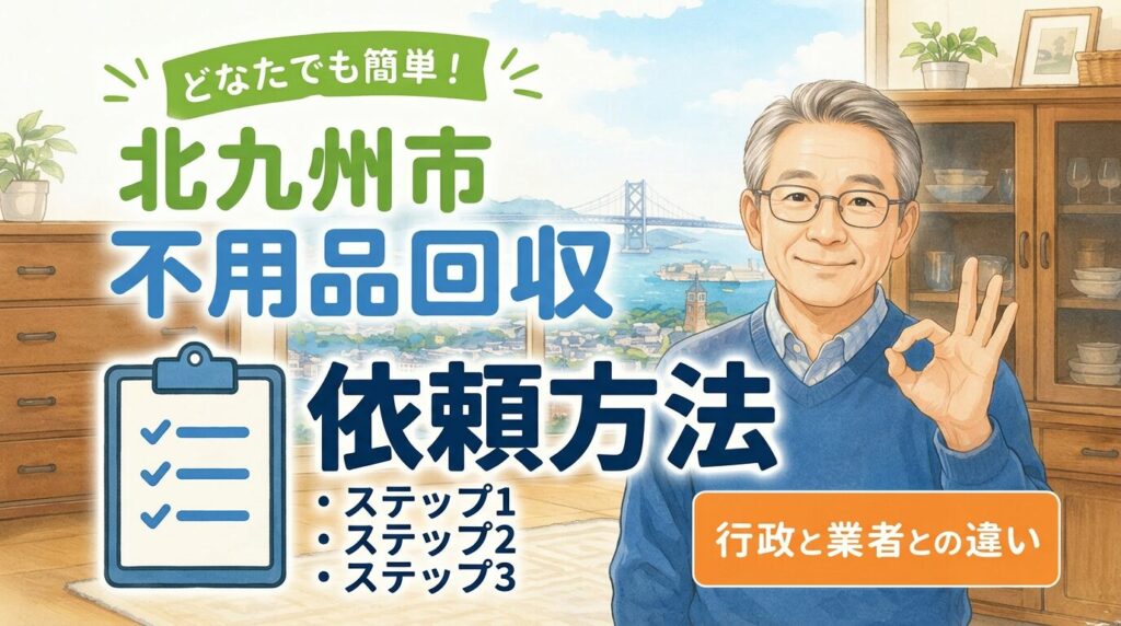 北九州市で不用品回収の依頼方法
