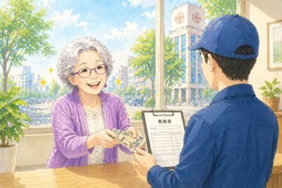 北九州市で不用品回収の料金が安く済み喜ぶ老婆