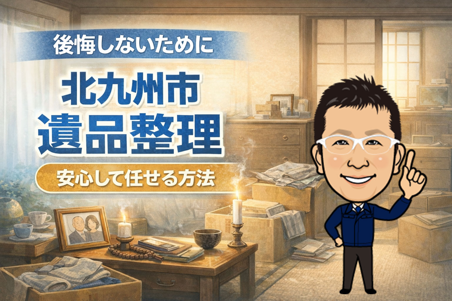 北九州市で遺品整理で失敗しないために