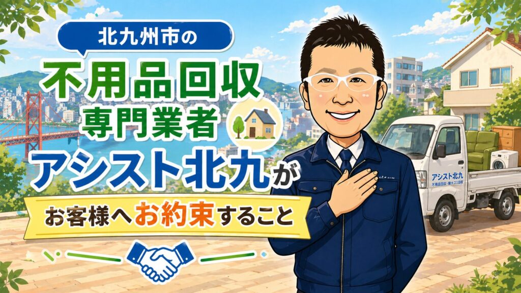 北九州市の不用品回収専門業者アシスト北九がお客様へお約束すること