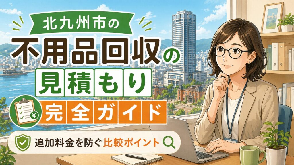 北九州市の不用品回収見積もり完全ガイド｜追加料金を防ぐ比較ポイント
