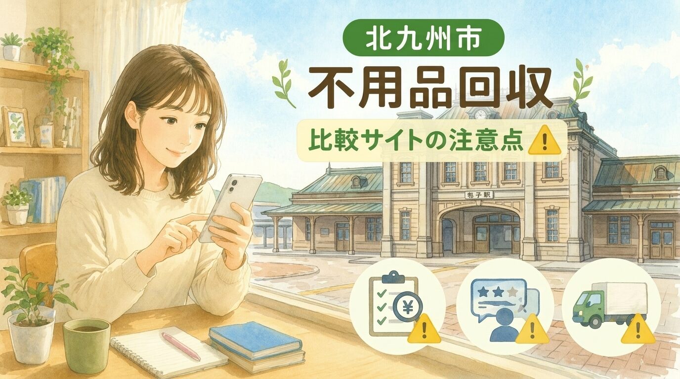 北九州市の不用品比較サイトの注意点