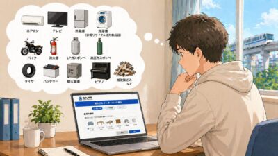 北九州市の粗大ゴミでは回収していない品目