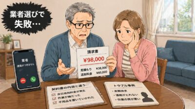 北九州市の粗大ゴミ回収で失敗した様子