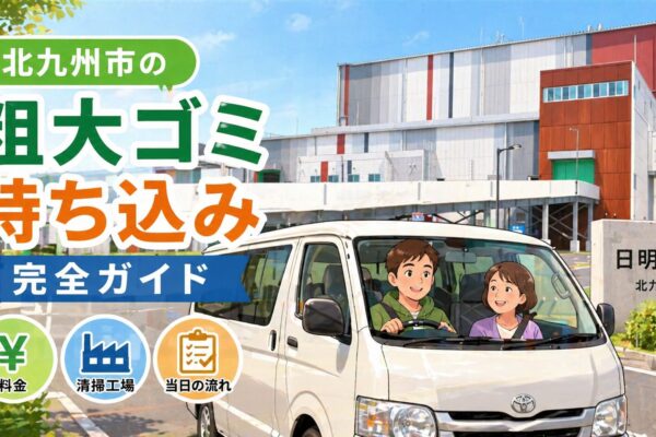 北九州市の粗大ゴミ持ち込み完全ガイド｜料金・清掃工場・当日の流れを解説