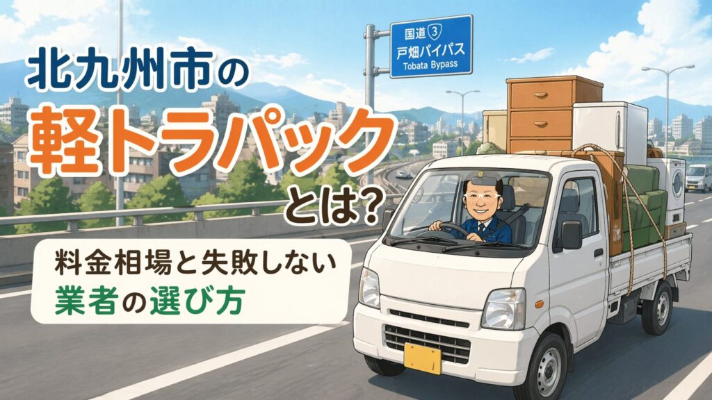 北九州市の軽トラパックとは？料金相場と失敗しない業者の選び方