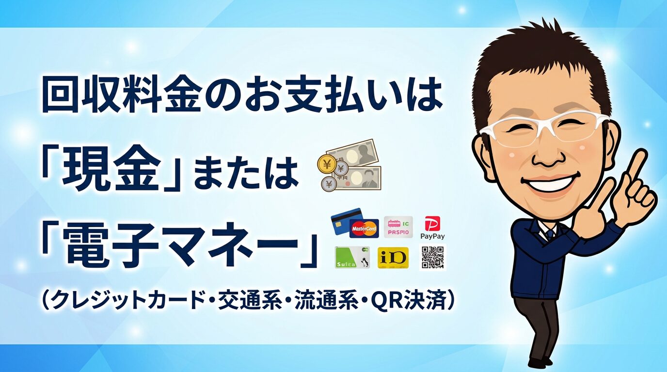 回収料金のお支払い